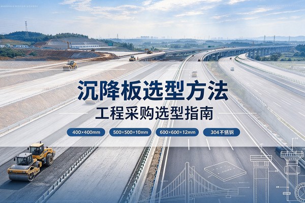 娄烦沉降板选择方法