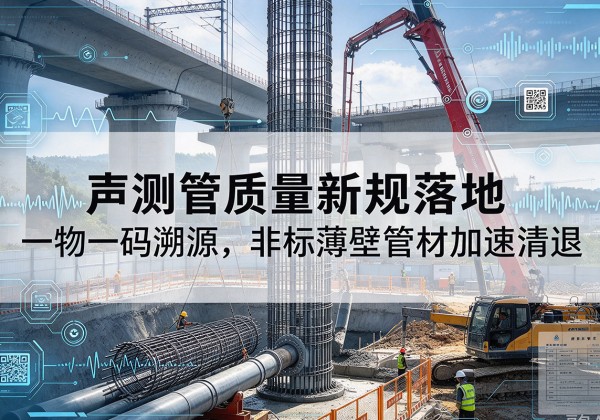 娄烦声测管质量新规落地，一物一码溯源，非标薄壁管材加速清退